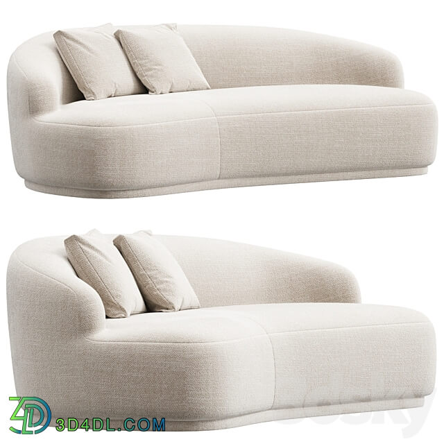 Soraya Sofa Dove Cream 3D Models