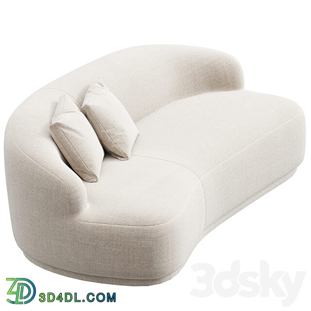 Soraya Sofa Dove Cream 3D Models