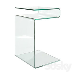 Glass coffee table ESF 3D Models 