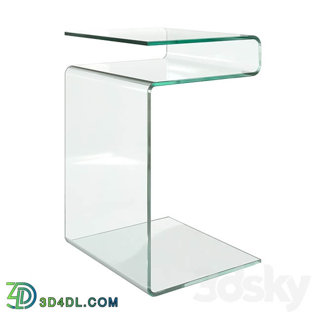 Glass coffee table ESF 3D Models