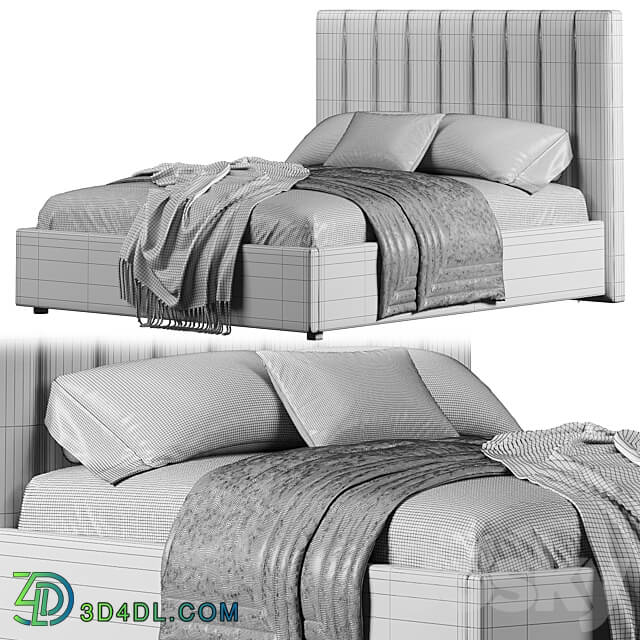 Bed Crown Nicole Bed 3D Models