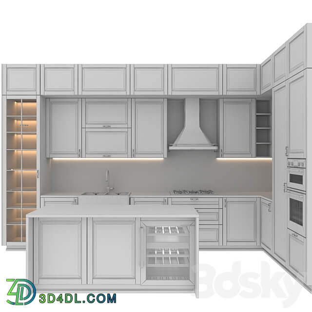 Ikea Kitchen idea191 Kitchen 3D Models