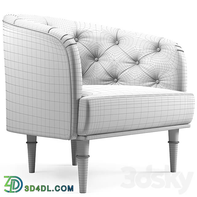 Armchair Shento Barhat Ocean 3D Models