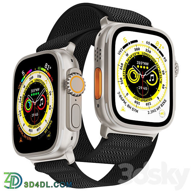 Apple Watch Ultra Miscellaneous 3D Models