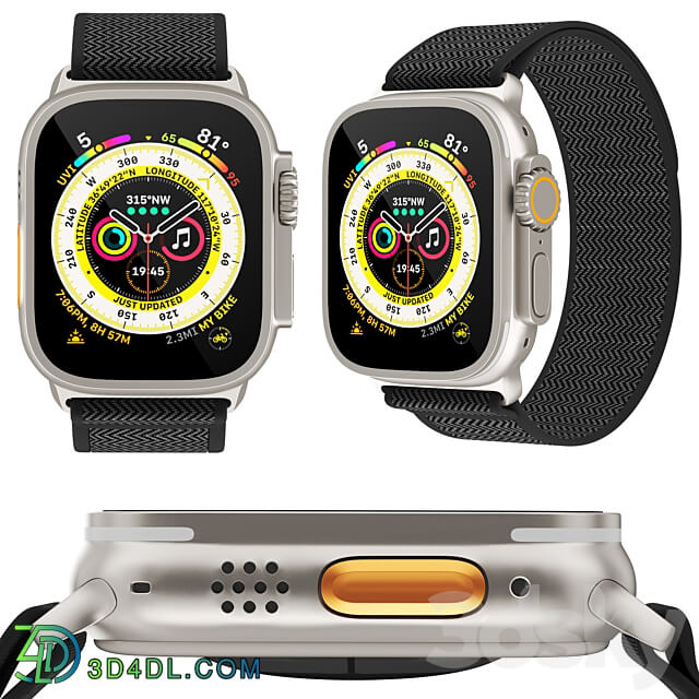 Apple Watch Ultra Miscellaneous 3D Models