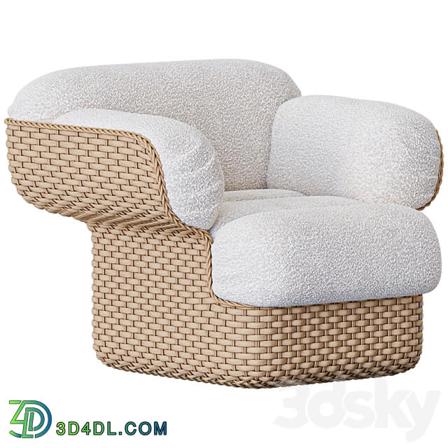 Basket Lounge Chair Gubi 3D Models