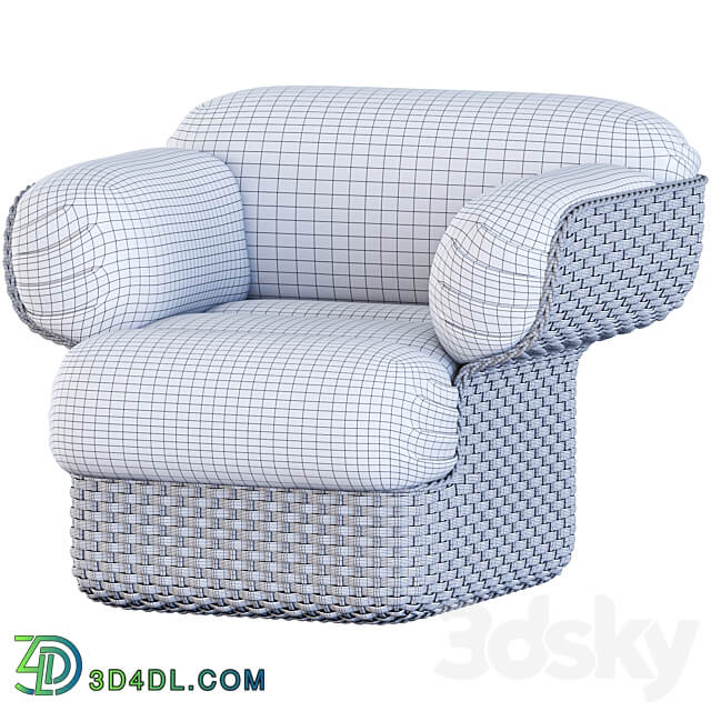 Basket Lounge Chair Gubi 3D Models