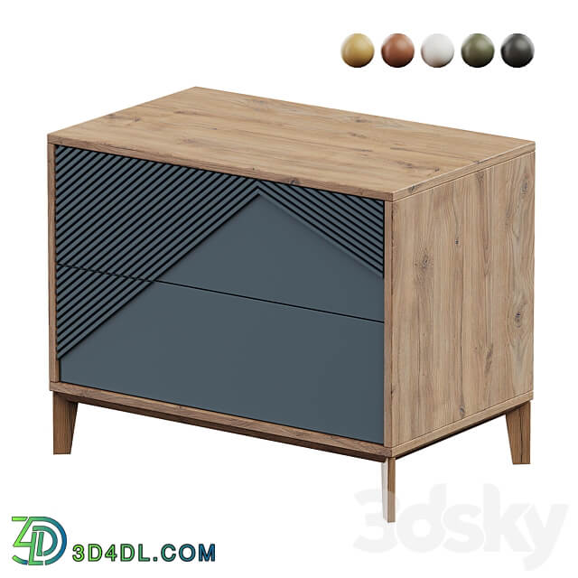 Bedside table The One Valle Sideboard Chest of drawer 3D Models