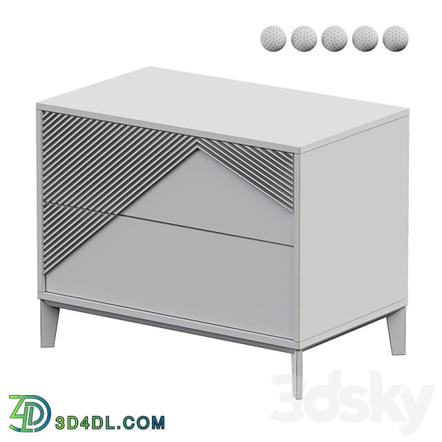 Bedside table The One Valle Sideboard Chest of drawer 3D Models