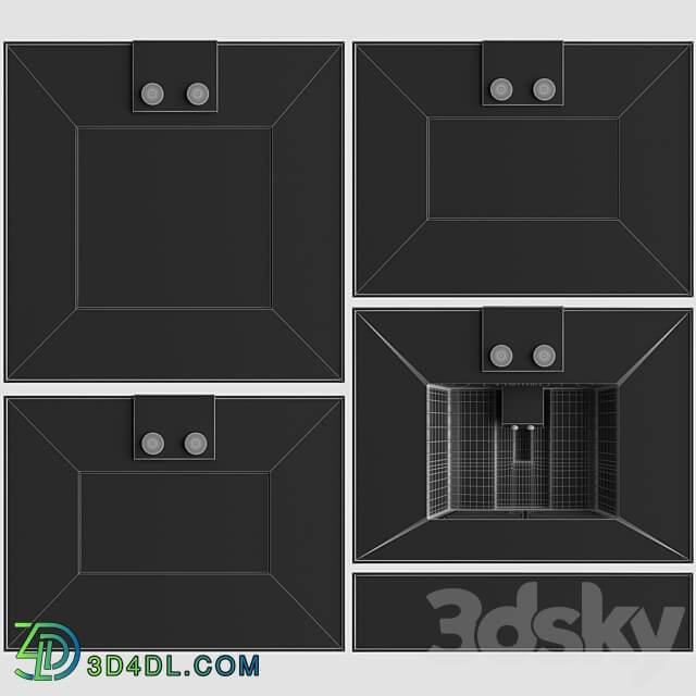 Gaggenau Kitchen Appliance set 3D Models