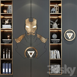 Furniture for children 0561 Iron Man 3D Models 