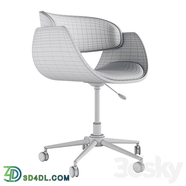 Office chair on wheels Zoran 3D Models