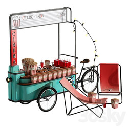 Cinema Cart set 1 Other 3D Models 