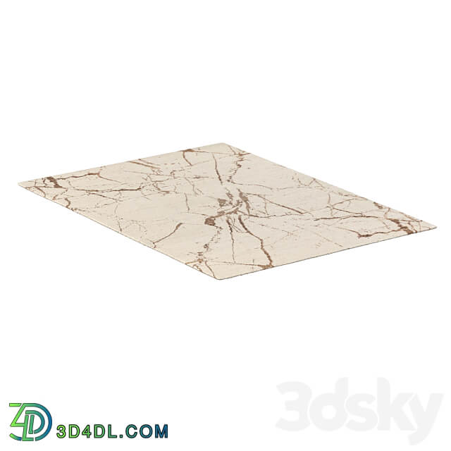 LAKSHMI HAND KNOTTED WOOL RUG 3D Models