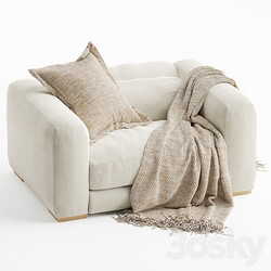 Mukuru Corner Sofa One Seater 3D Models 