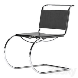 MR10 Side Chair by Mies Van Der Rohe 3D Models 