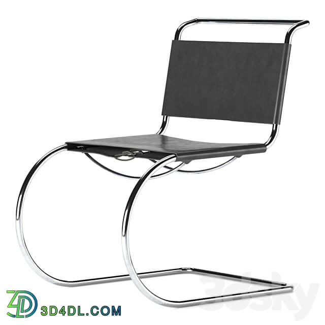 MR10 Side Chair by Mies Van Der Rohe 3D Models