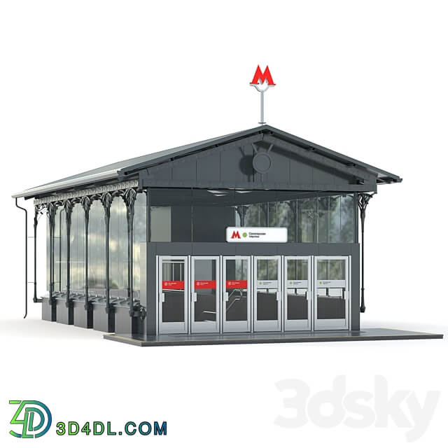 subway pavilion 3D Models