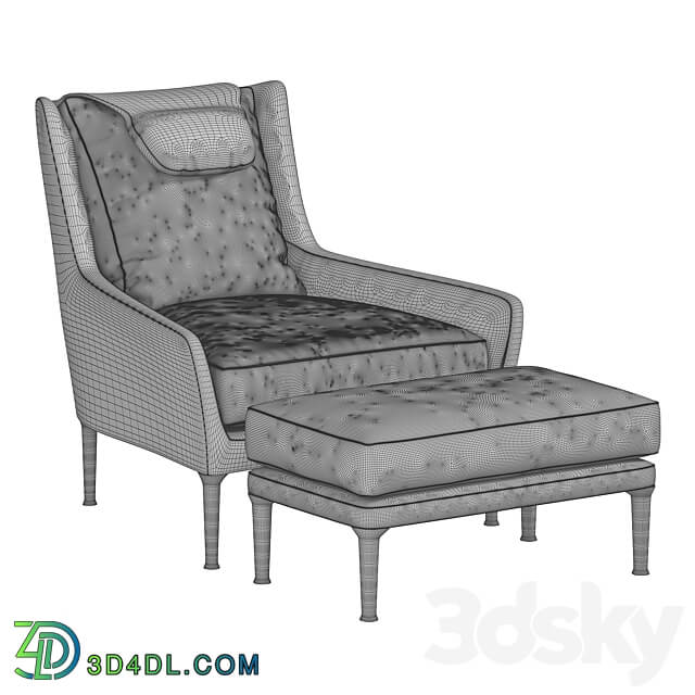 Edouard Armchair by B B ITALIA 3D Models