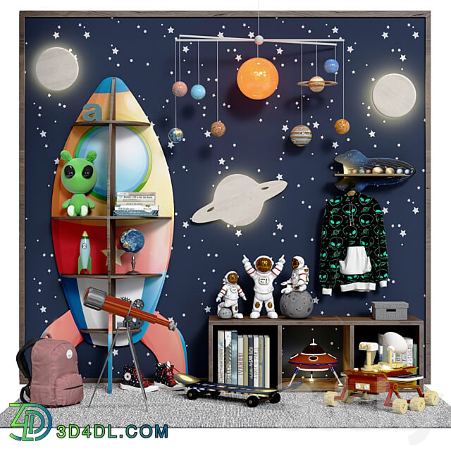 Сchildroom decor vol 9 Miscellaneous 3D Models