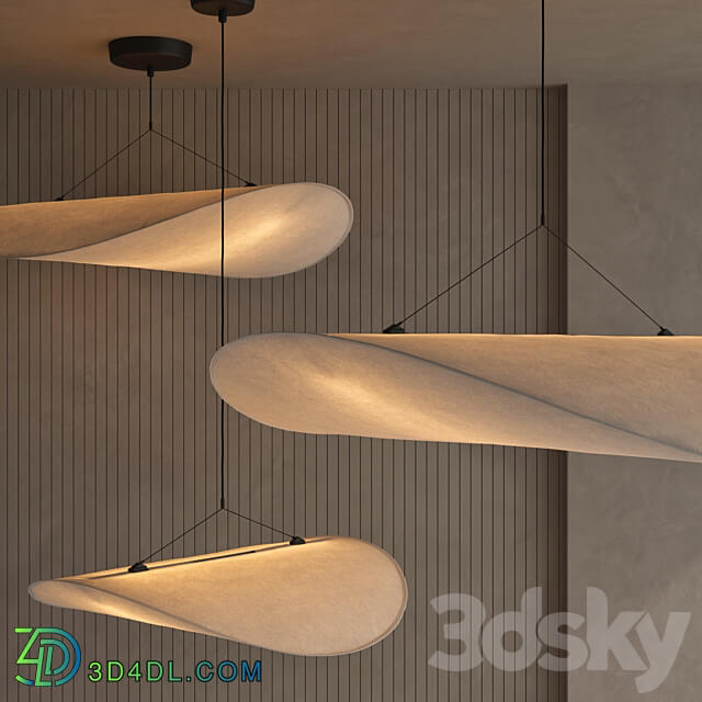 Tense Pendant Lamp D 70 90 120 Pendant light 3D Models