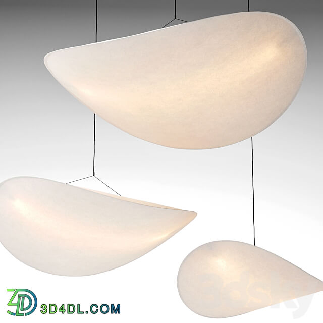 Tense Pendant Lamp D 70 90 120 Pendant light 3D Models