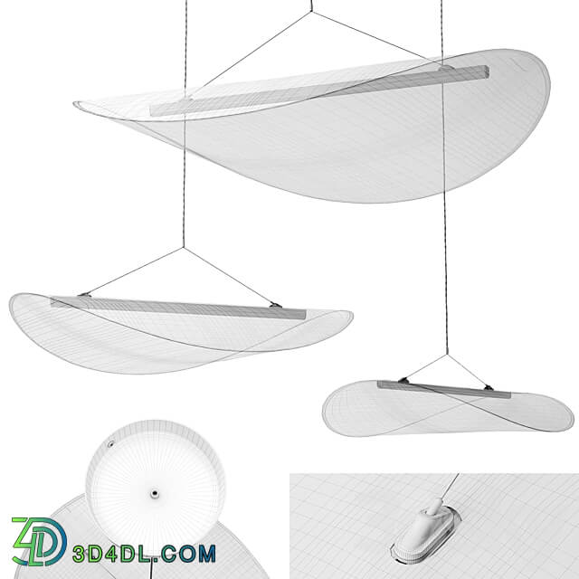 Tense Pendant Lamp D 70 90 120 Pendant light 3D Models