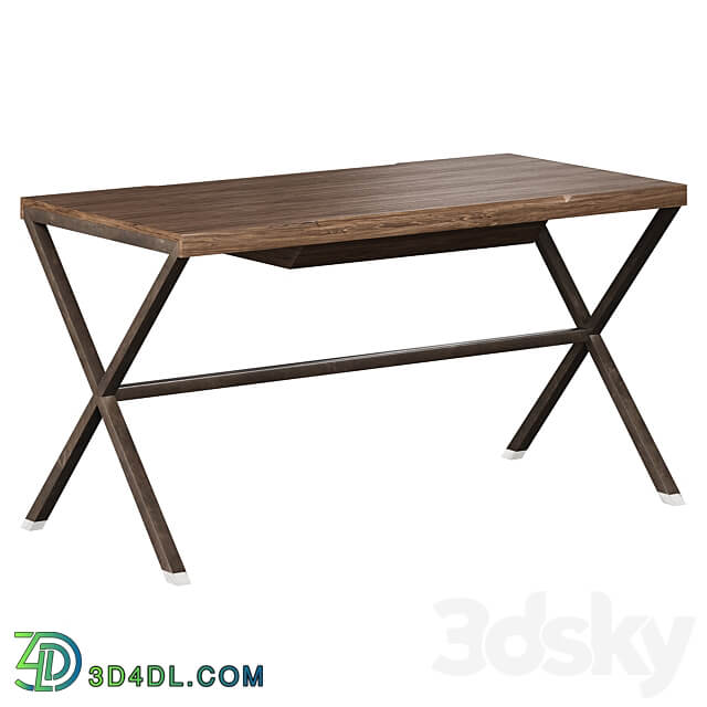 Stylo Wood table by porada Dressing table 3D Models