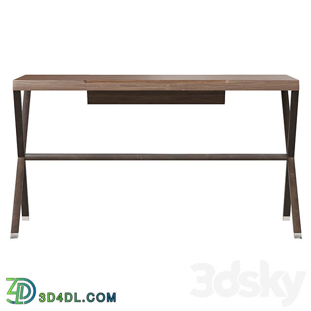 Stylo Wood table by porada Dressing table 3D Models