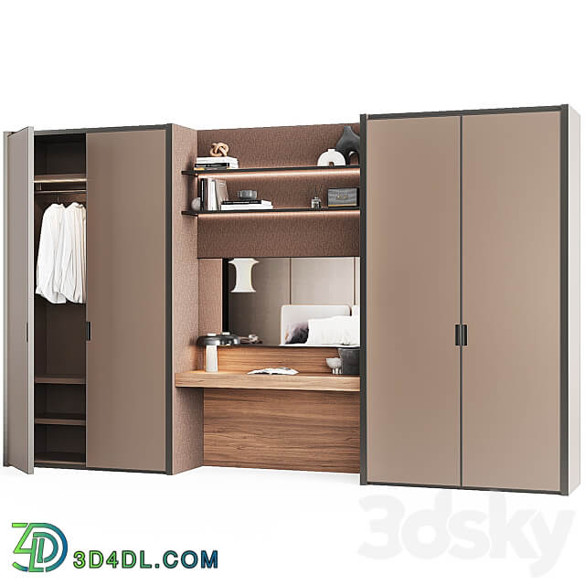 Rimadesio Vanity Wardrobe Display cabinets 3D Models