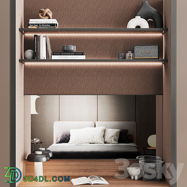 Rimadesio Vanity Wardrobe Display cabinets 3D Models