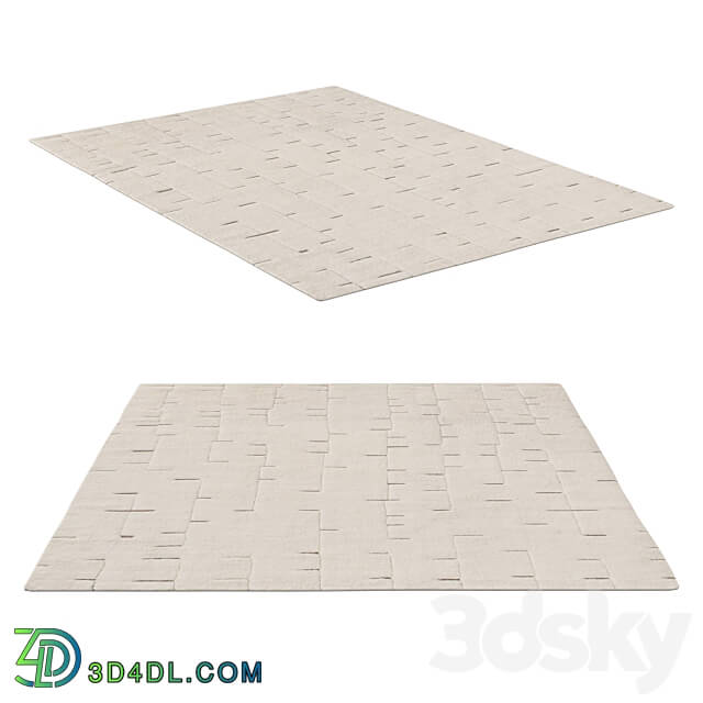 HADYA HAND KNOTTED WOOL RUG 3D Models