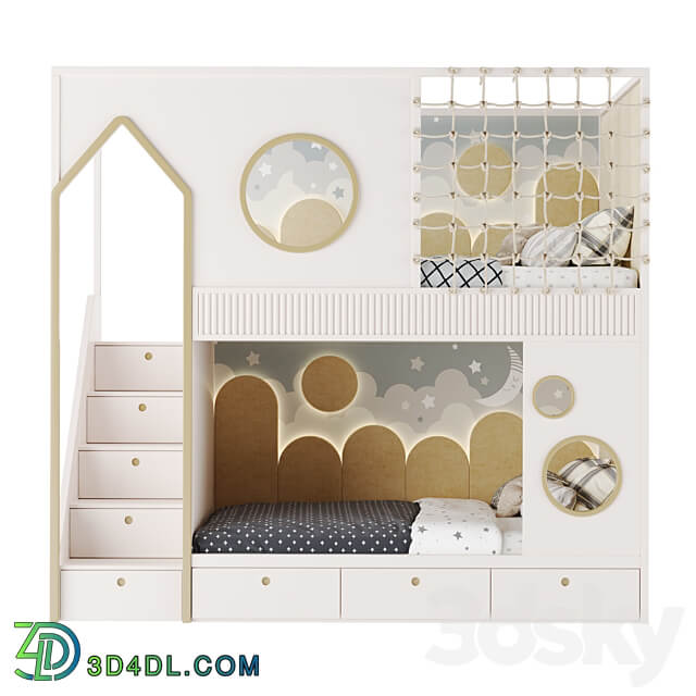 Kids Room Bed 03 3D Models