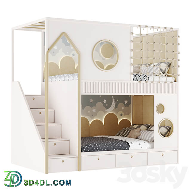 Kids Room Bed 03 3D Models