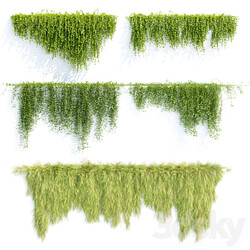 Creeper plants for wall collection vol 144 3D Models 