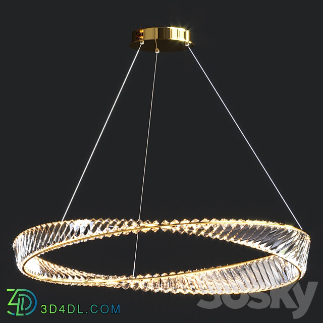 Bertolda ring chandelier Pendant light 3D Models