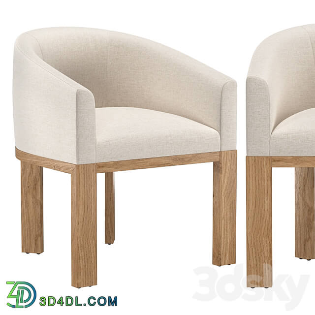 FABIAN CHAIR and OSLO OPEN TABLE Table Chair 3D Models