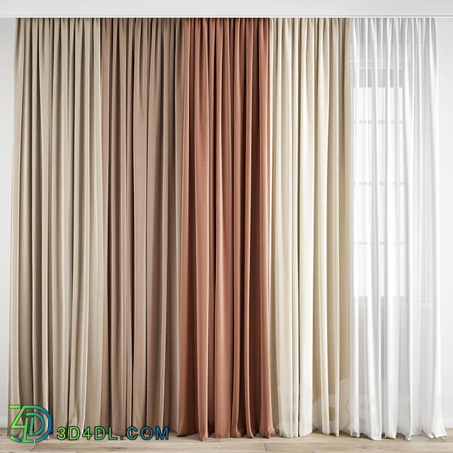 Curtain 659 3D Models