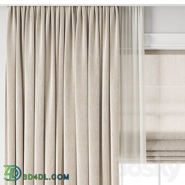 Curtain 665 3D Models