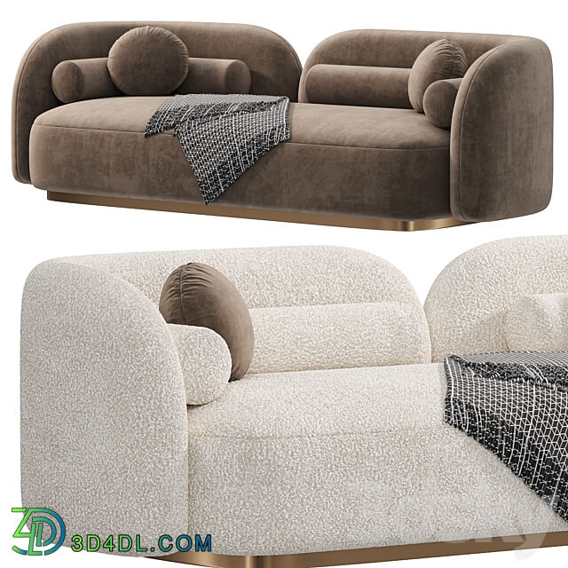 Nordic Sofa by Leader sofas 3D Models