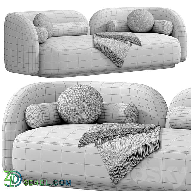 Nordic Sofa by Leader sofas 3D Models