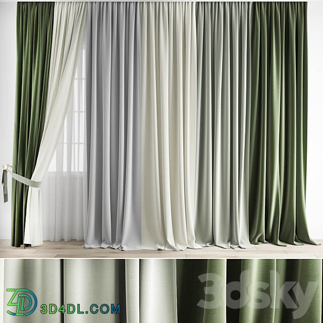 Curtain 651 3D Models