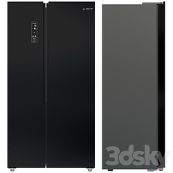Refrigerator multi door Side by Side DEXP SBS455AHA 3D Models 