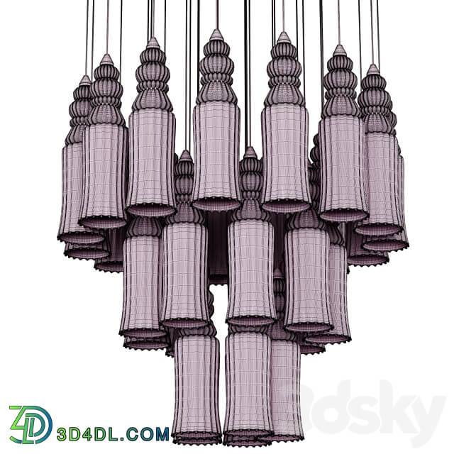 italamp boboli Pendant light 3D Models