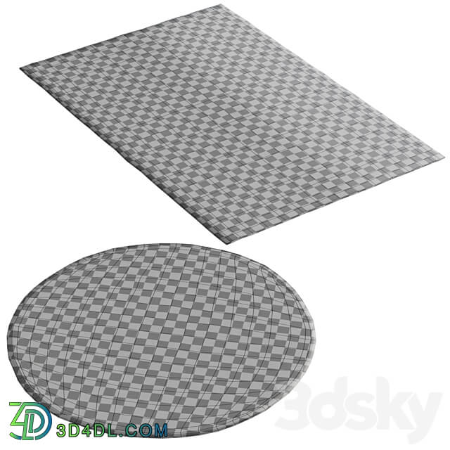 A set of carpets from Corner design 3D Models