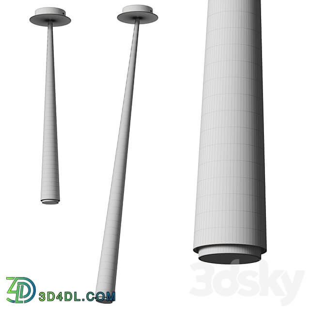 Quadrifoglio Drink Ceiling lamp Ceiling lamp 3D Models