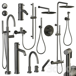 Cisal Nuovo Less shower and faucet set 3D Models 