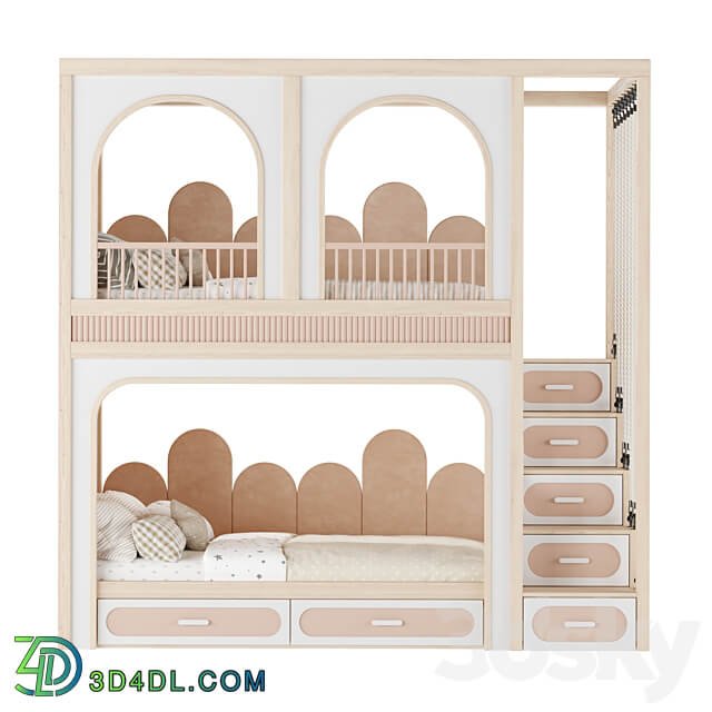 Kids Room Bed 04 3D Models