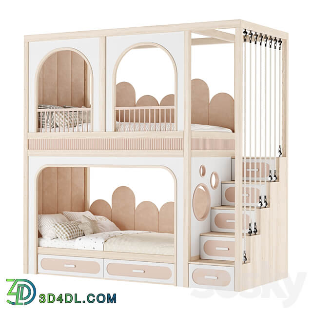 Kids Room Bed 04 3D Models