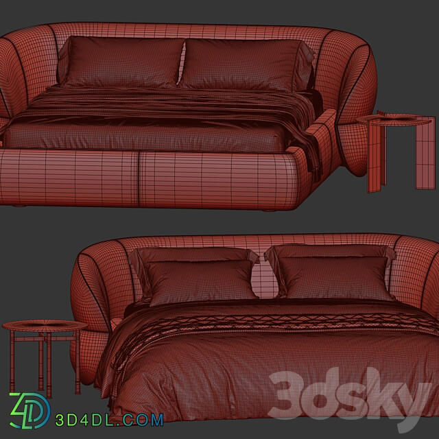 Ditreitalia Clip Bed Bed 3D Models